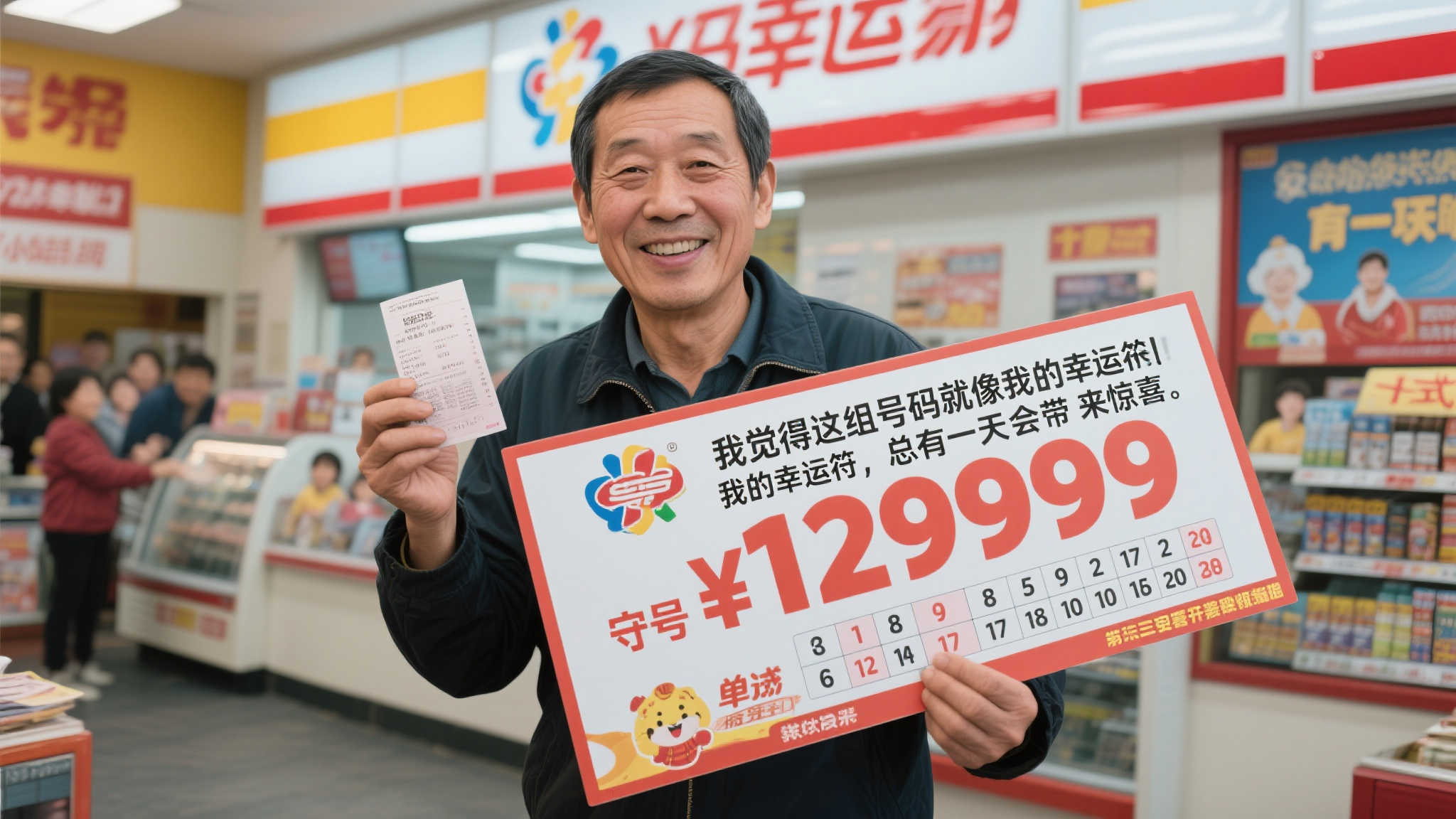 彩民坚守号码十余年揽大乐透1299万 源于即开票初识体彩