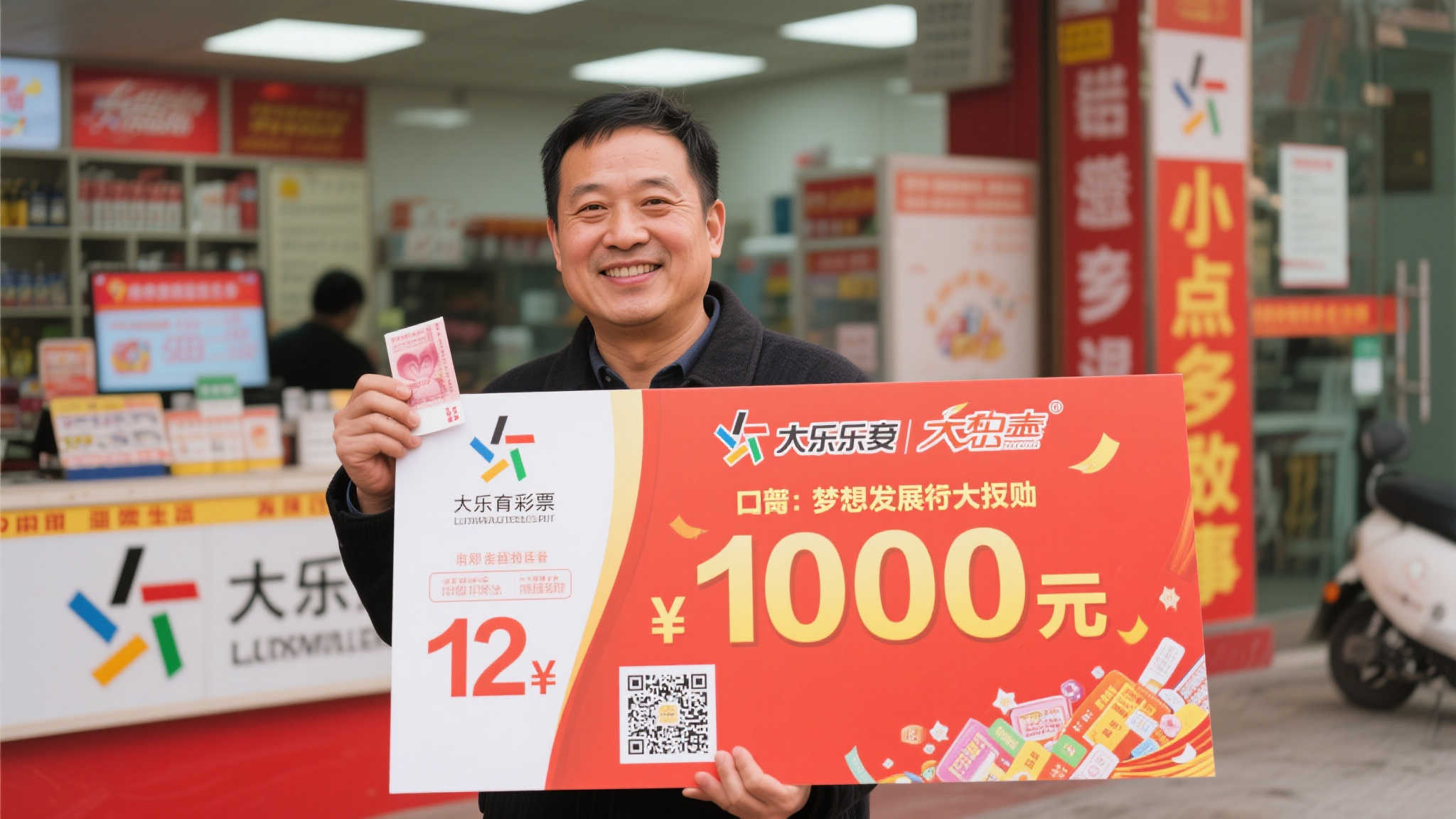 铁杆彩民12元中千万大乐透 立志助力家乡建设