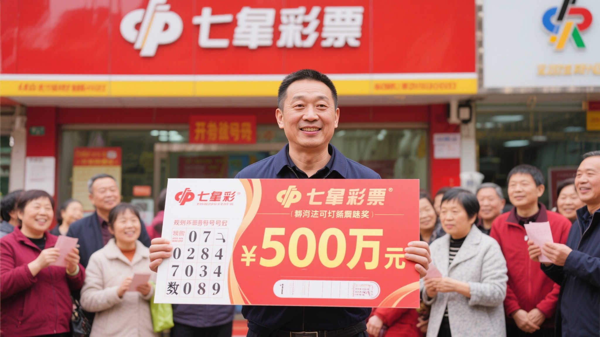 男子梦中获灵感号码，投注七星彩揽获500万大奖