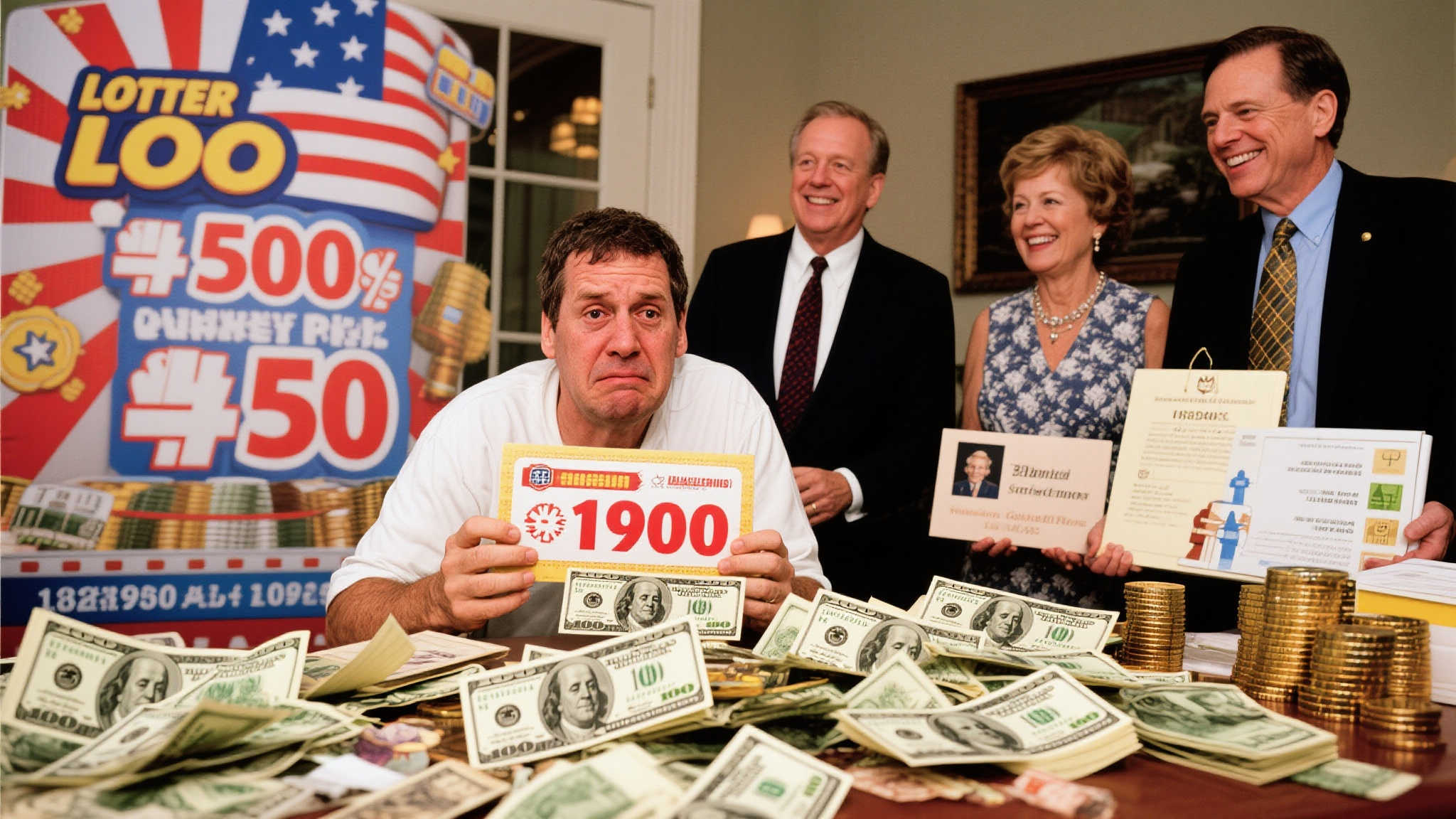 33亿彩票大奖得主露面，实得奖金缩水至11亿