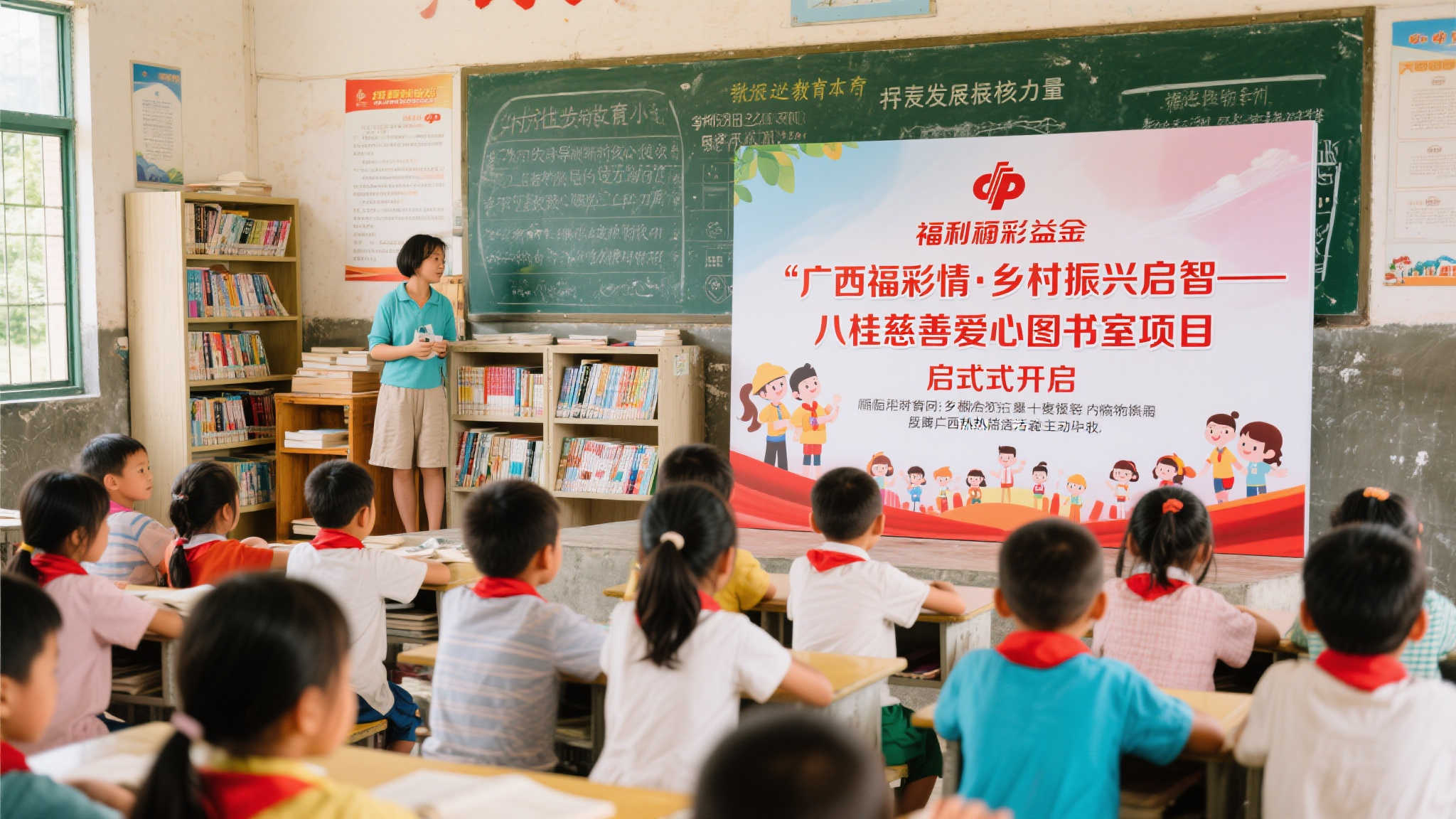 八桂书香暖乡村,福彩情牵爱心助振兴 八桂书香暖乡村,福彩情牵爱心助振兴