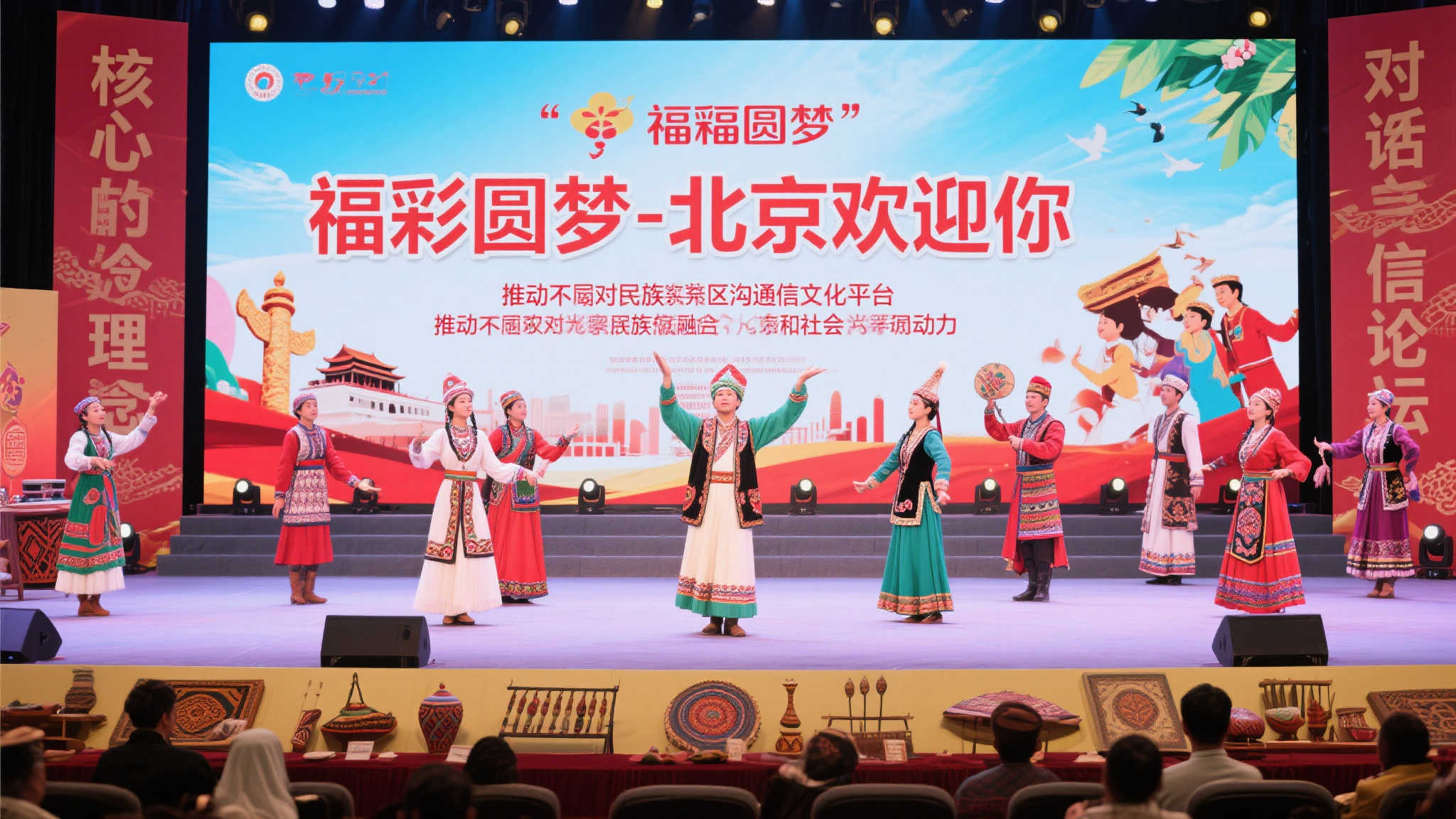 北京欢迎你—民族团结一家亲福彩圆梦活动启幕