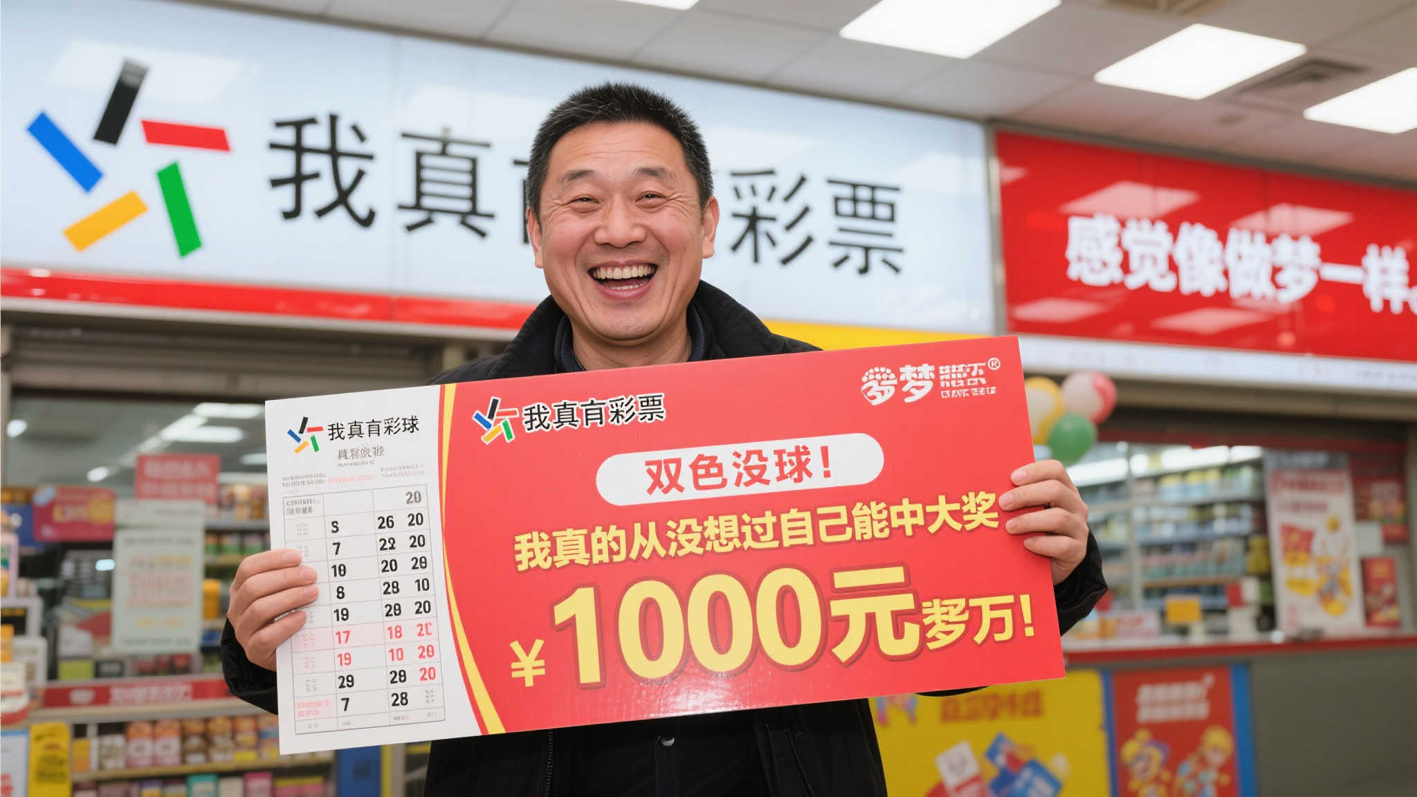 彩民仅花56元喜中双色球832万：从未梦想过成大奖得主