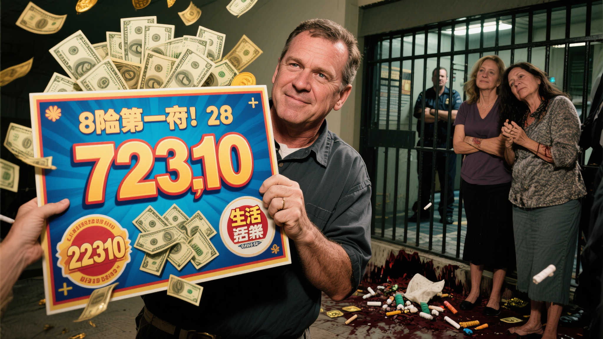 7231万彩票大奖得主：家庭破裂，毒瘾缠身终入狱