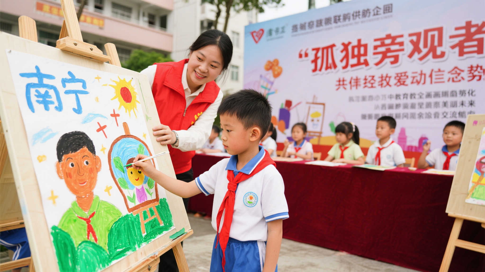 广西：小红花传递善意 点亮儿童心愿梦