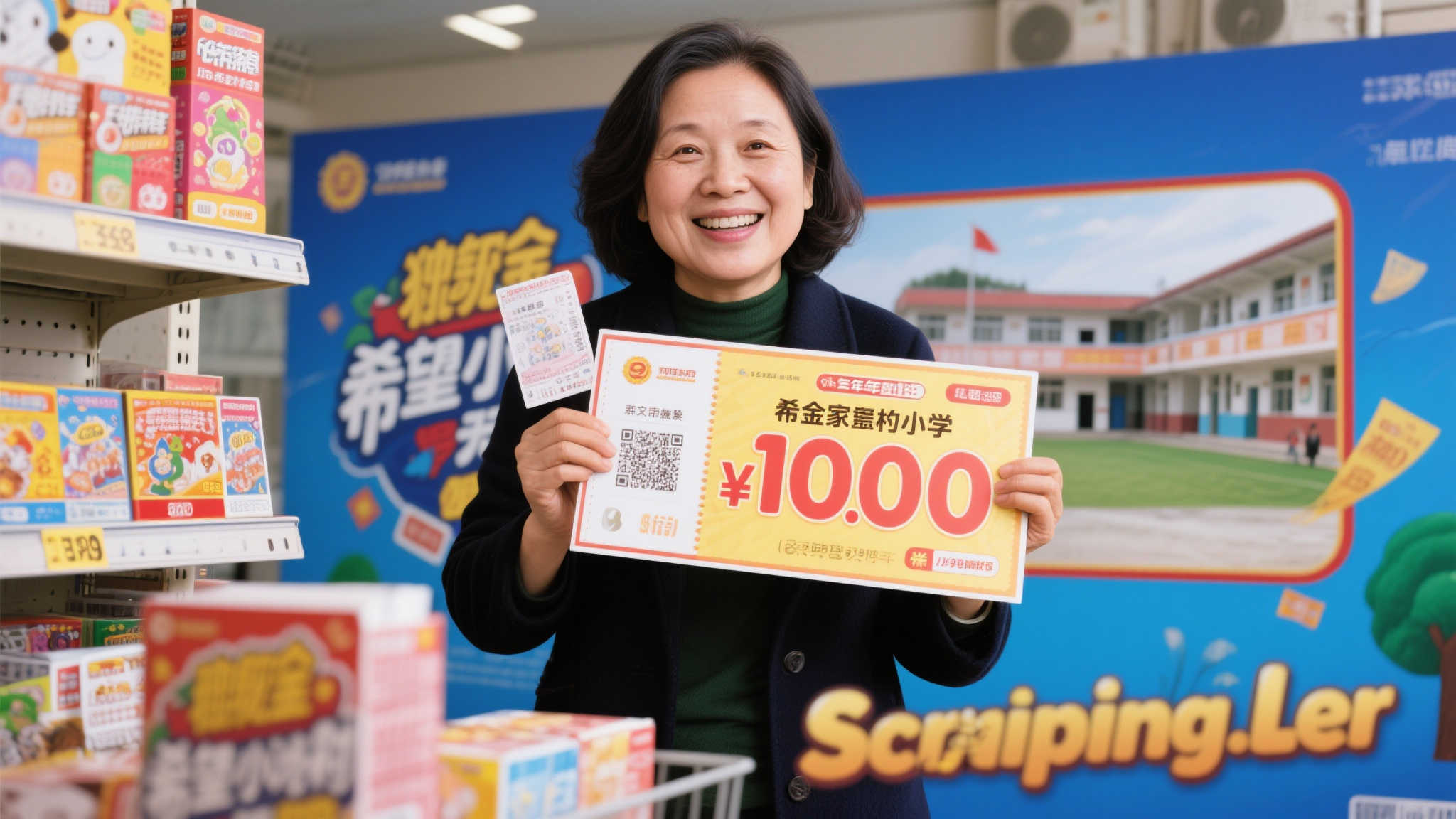 男子购福彩3D顺便刮刮乐，喜中百万大奖：为两子女成家助力