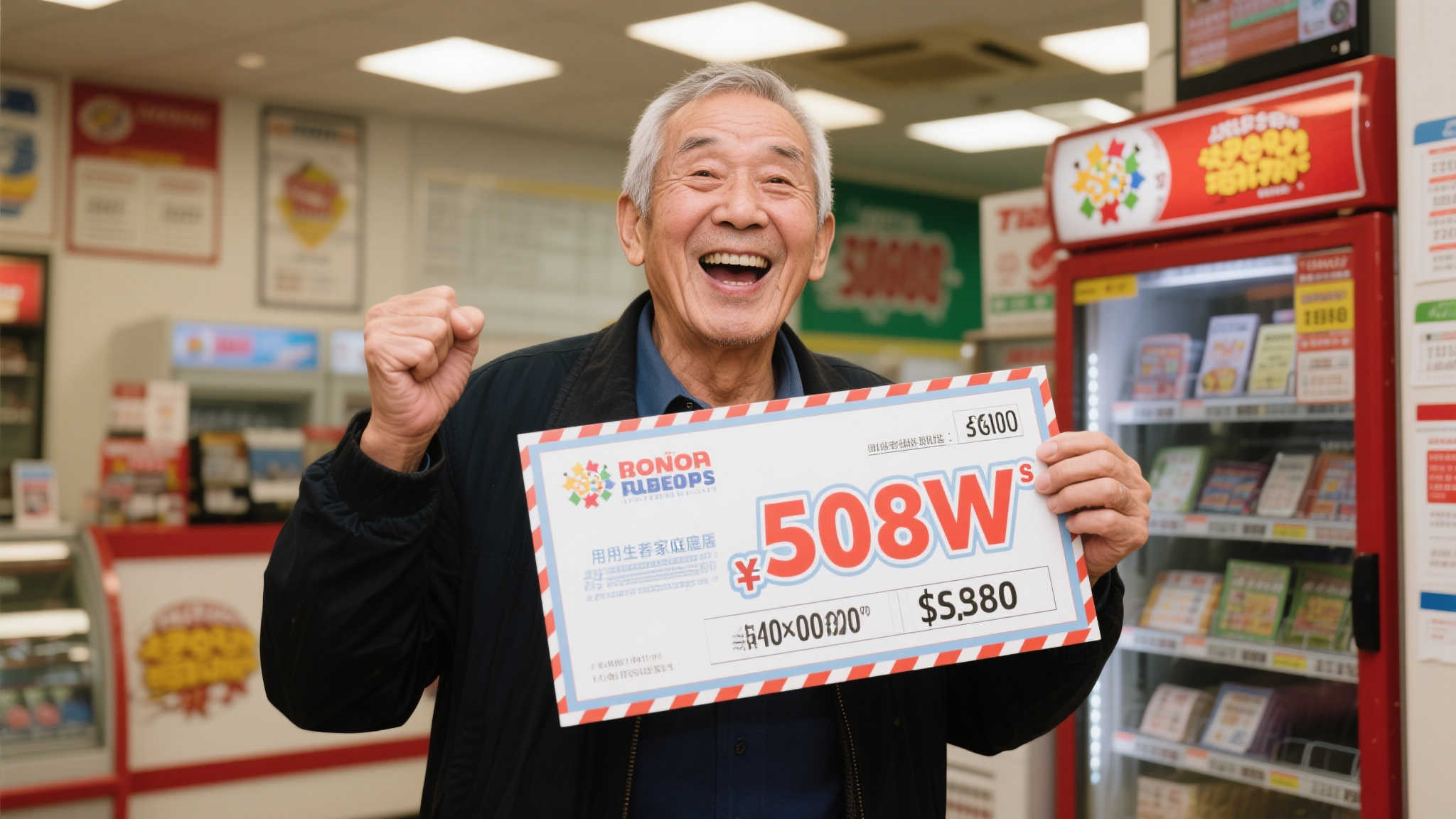 老彩民机选喜中快乐8游戏508万 大奖全靠运气降临 老彩民机选喜中快乐8游戏508万 大奖全靠运气降临